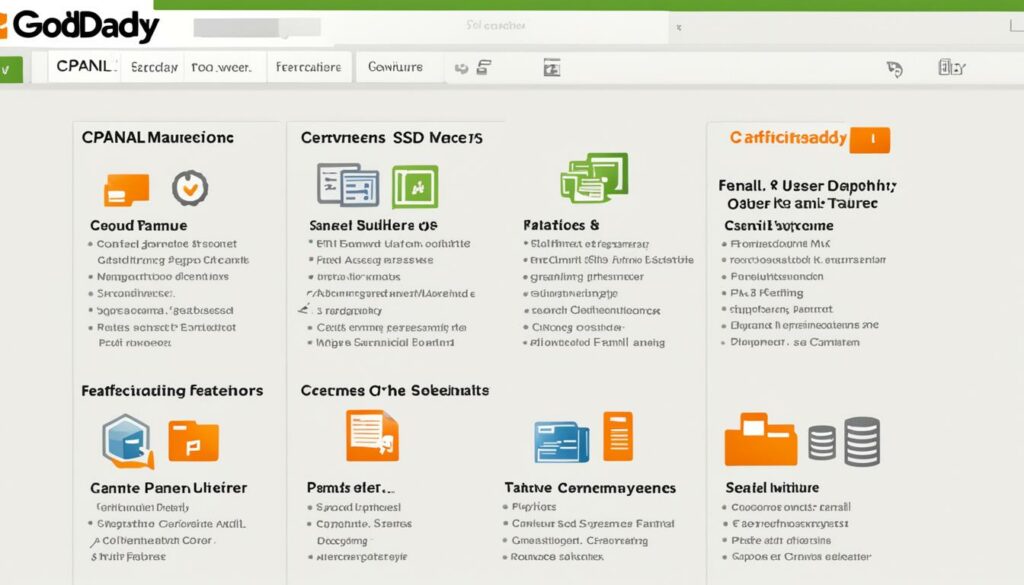 GoDaddy cPanel Features