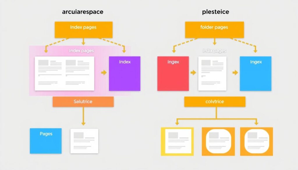 squarespace index vs folder