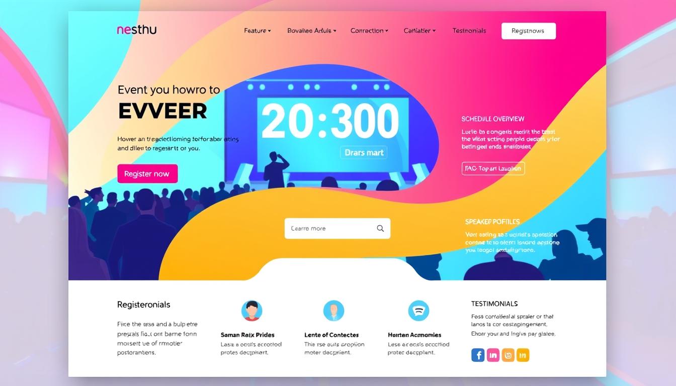 event landing pages