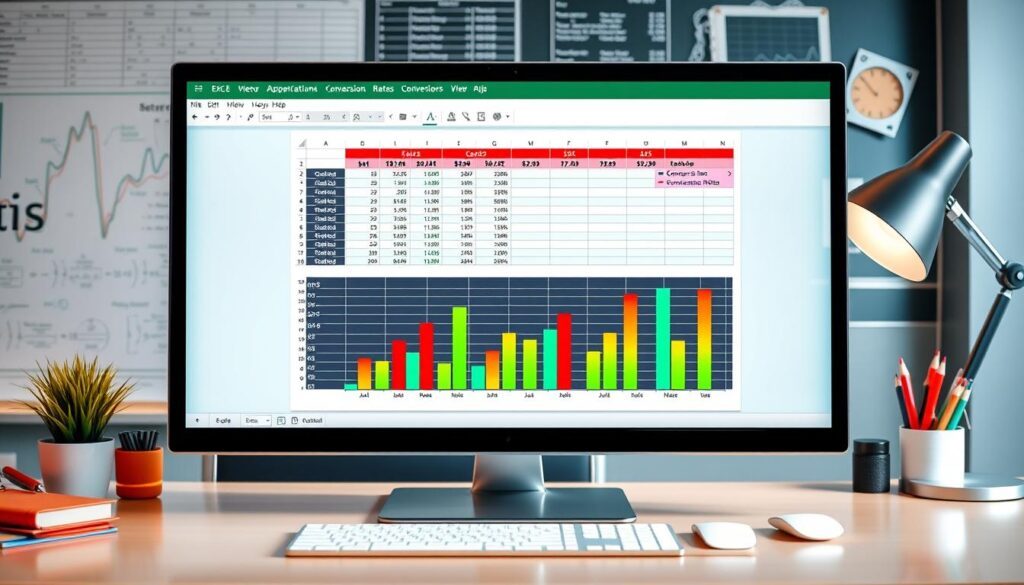 conversion rate formula excel