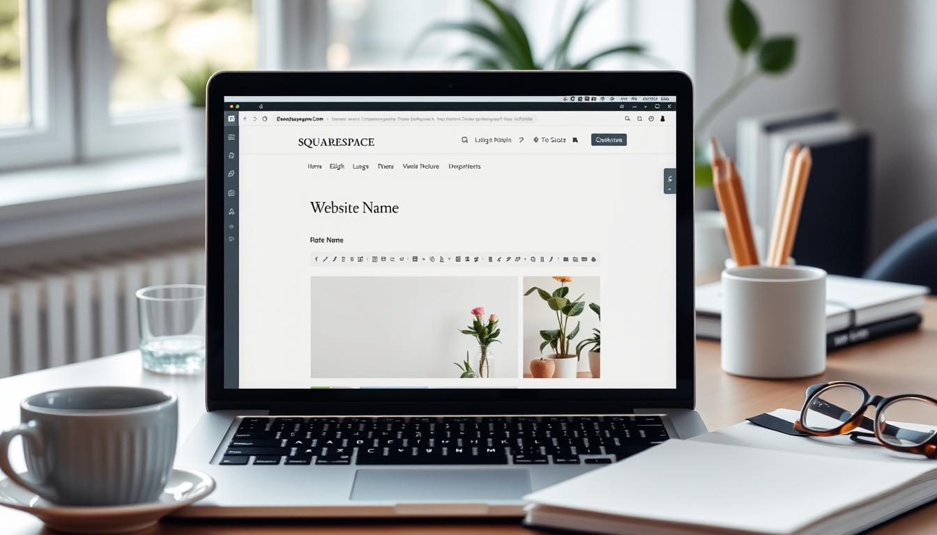 how to change website name on squarespace